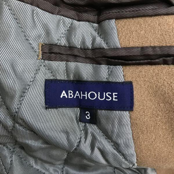 ABAHOUSE Long Chester Coat Men's L Brown Wool(USED)