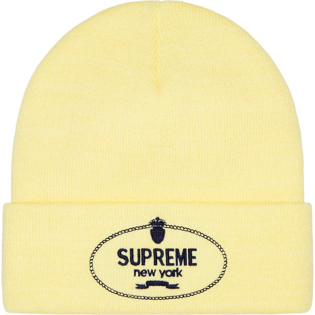 Supreme Crest Beanie Yellow