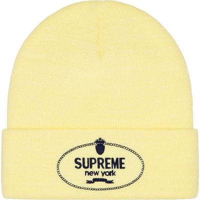 Supreme Crest Beanie Yellow