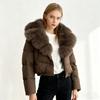 Big Fur Collar Warm Cotton Suit