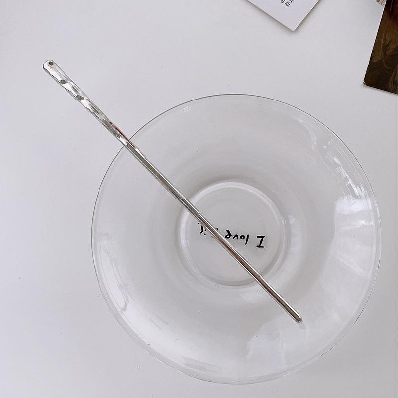 Japan Hair Stick Women Hair Clips Simple Metal Corrugated Non-slip Solid Color Hair Sticks Girls Hairclip Hair Accessories New