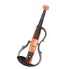 Silent Electric Violin 4 4 Floor Tile Pattern Carbon Fiber Maple Wood Quiet Violin Set for Practice