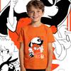 Boys Girls Cotton T Shirt Kids Ranma Characters Anime Print Casual Short Sleeve Top Soft Breathable Summer Clothing