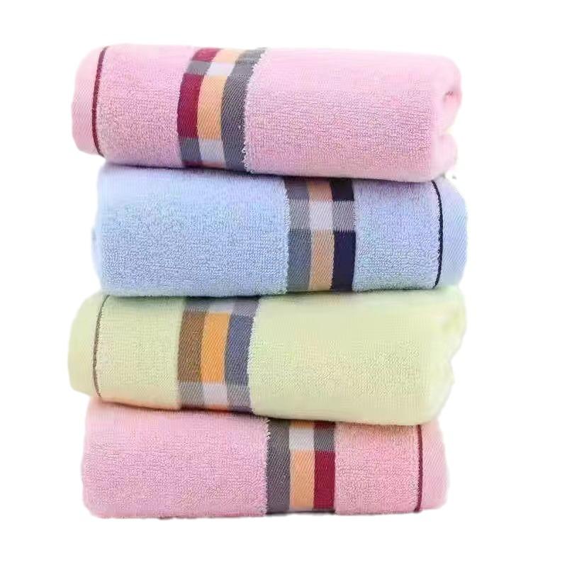 100% Cotton Soft Absorbent Washcloth - Holiday Gift with Logo for Adults