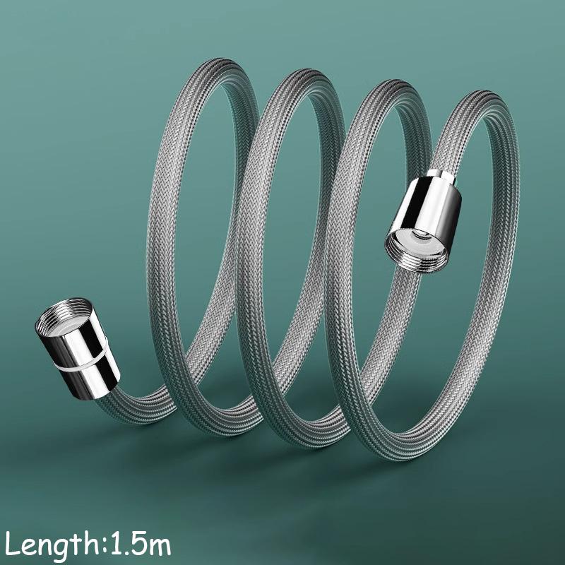 Braided Shower Pipe Shower Pipe Universal Water Pipe  And Cold Bathroom Explosion-Proof Pipe Nozzle Connecting Pipe