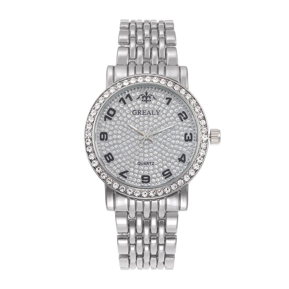 

New Fashion Women Watches Rhinestone Digital Quartz Watch Alloy Wristwatches Relogio Feminino Watch Clock Watches For Women Gift