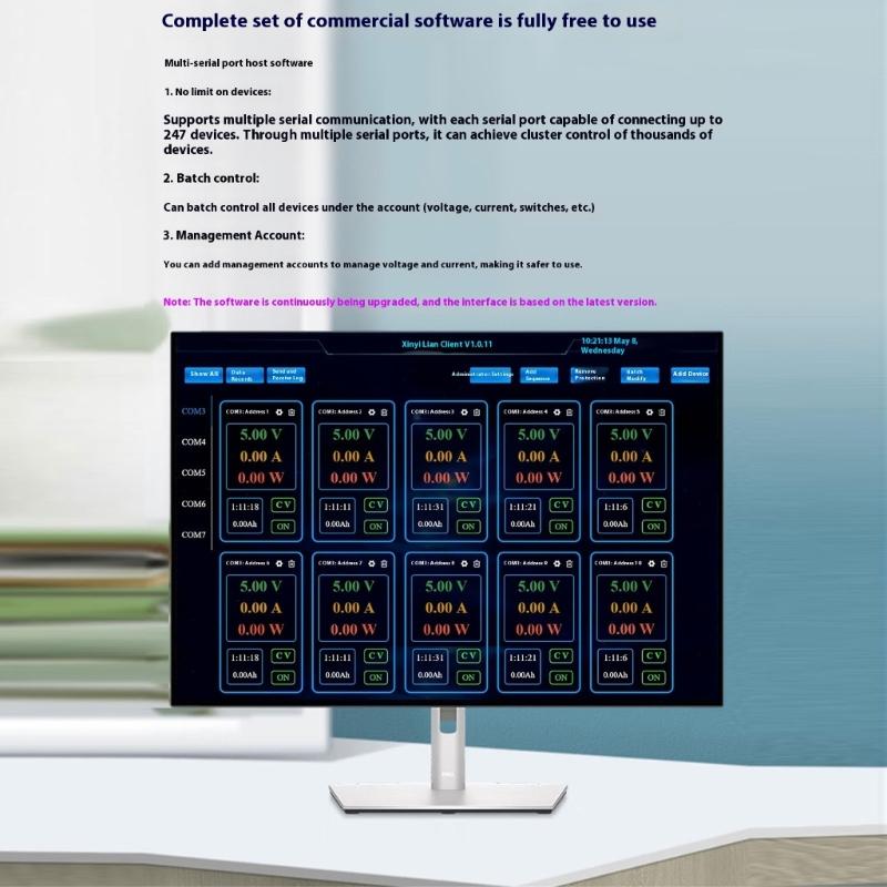 Upgraded Digital Controlled Regulator 70V 25A 1750W Output Accuracy Electric Current Stabilization for Testing Use
