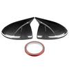 For Hyundai Sonata DN8    Rearview Side Mirror Cover Wing Cap Exterior Door Rear View Case Trim Carbon Fiber Look