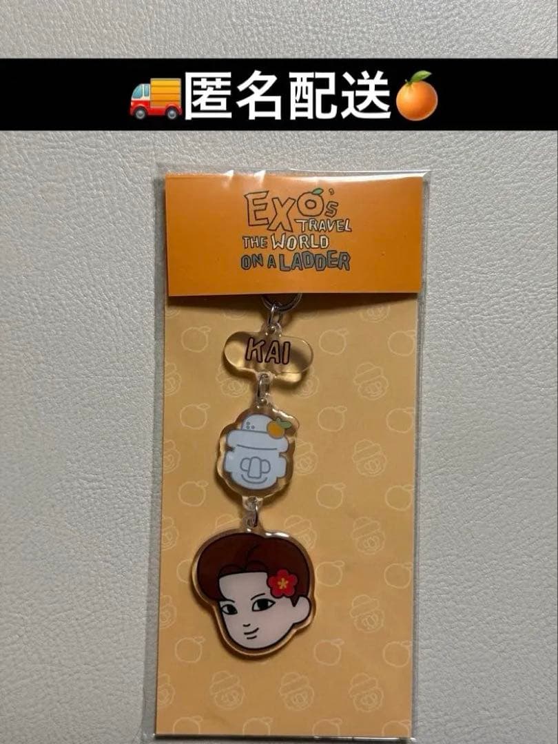 [Б/У] EXO TRAVEL THE WORLD Аксессуар Акриловый брелок Кай