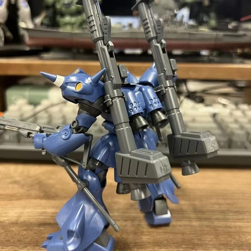 HG 1/144 Kampfer MS-18E Assembly Model Kit Action Figure Boy Puzzle Toy Gift Desktop Decoration With Water Sticker Collectible