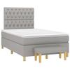 Maison Exclusive - Sommier à lattes de lit avec matelas Gris clair 120x200cm Tissu