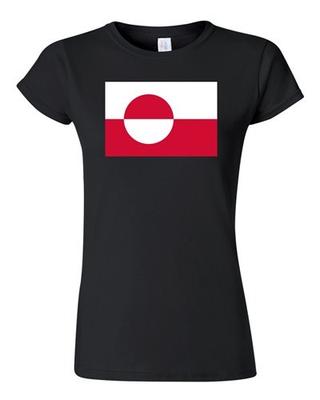 Junior Greenland Country Flag Denmark Nuuk State Nation Patriotic DT T-Shirt Tee Unisex T-Shirt