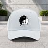 1pc Lava Tai Chi Adjustable Sandwich Baseball Cap Trendy Printed Craft Suitable For Outdoor Sports And Camping Enthusiasts