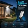 Smart Motion Sensor Solar Yard Lamp Intelligent Motion Detection Solar Security Light  Outdoor