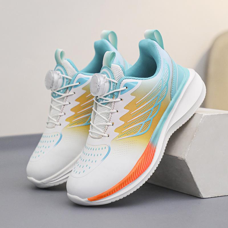 2025 new children's running shoes lightweight shock absorption youth primary school sports shoes boys sports shoes