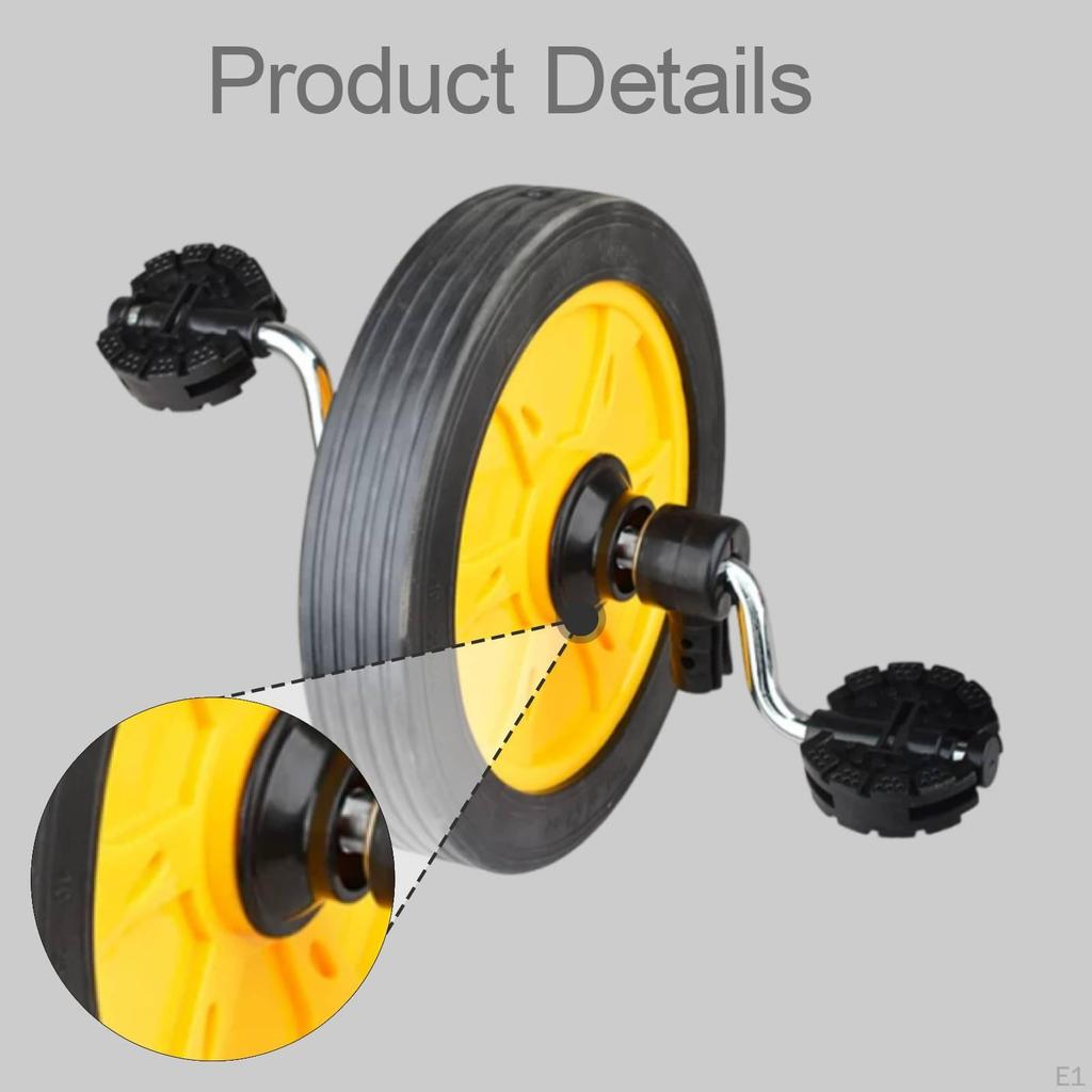 Kids Tricycle Wheels 9 Inch Wheel Bearing Universal Sturdy with Pedal Portable Quick To Install