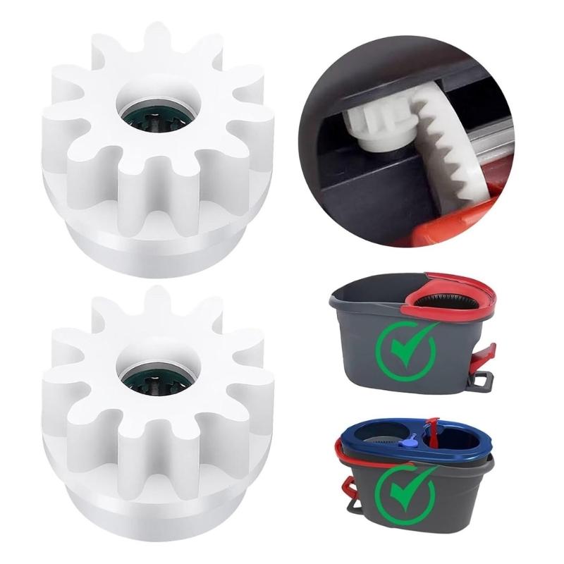 6PCS Easy Installation Gear Component for Mops for Quick Setups Enhances Cleaning Efficiency and Robust Wear Resistance