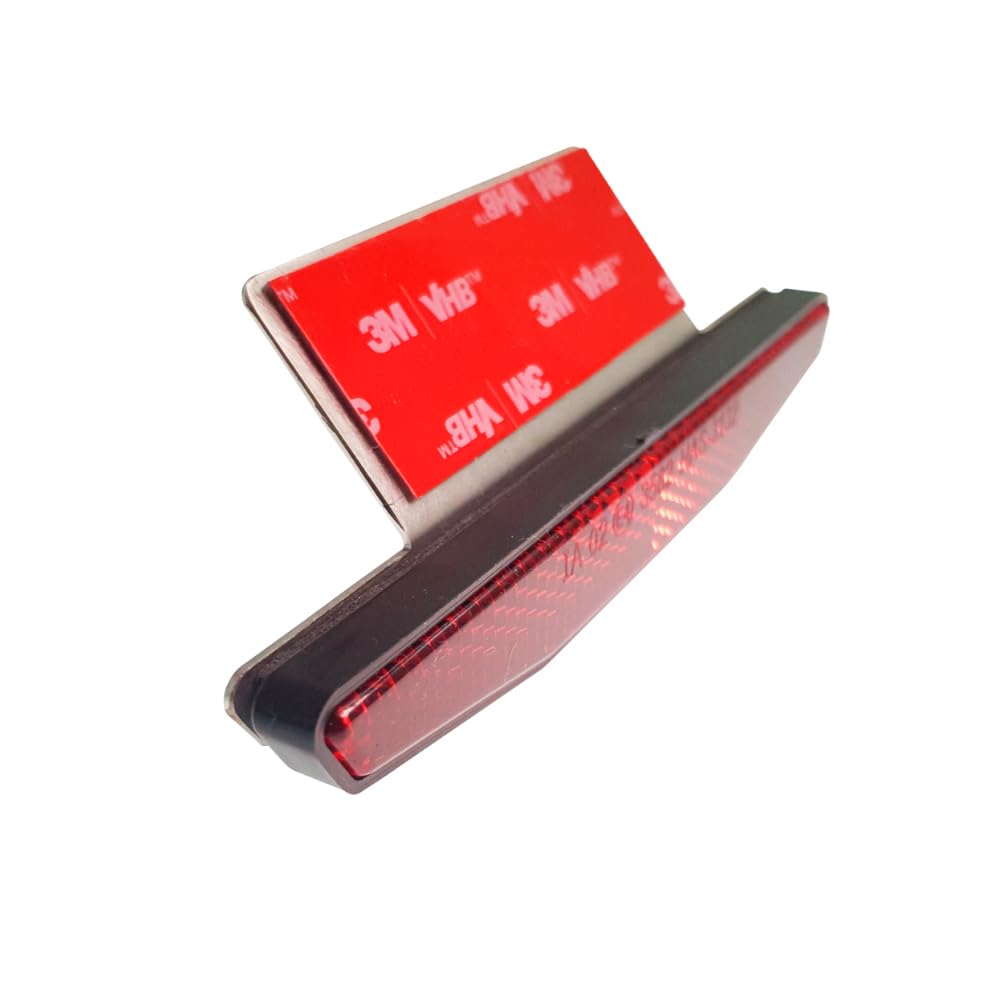 BAR AUTOTECH Bike Reflector Stick-On Reflector 40 Degree License Plate