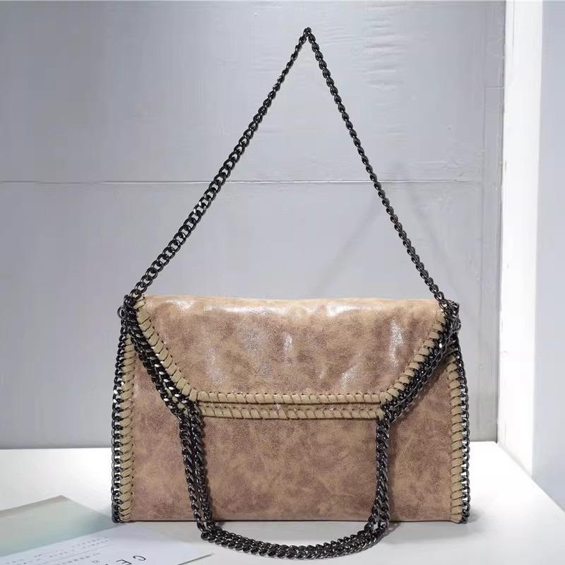 Simple classic chain foldable fashion casual versatile shoulder bag commuter large capacity portable tote bag