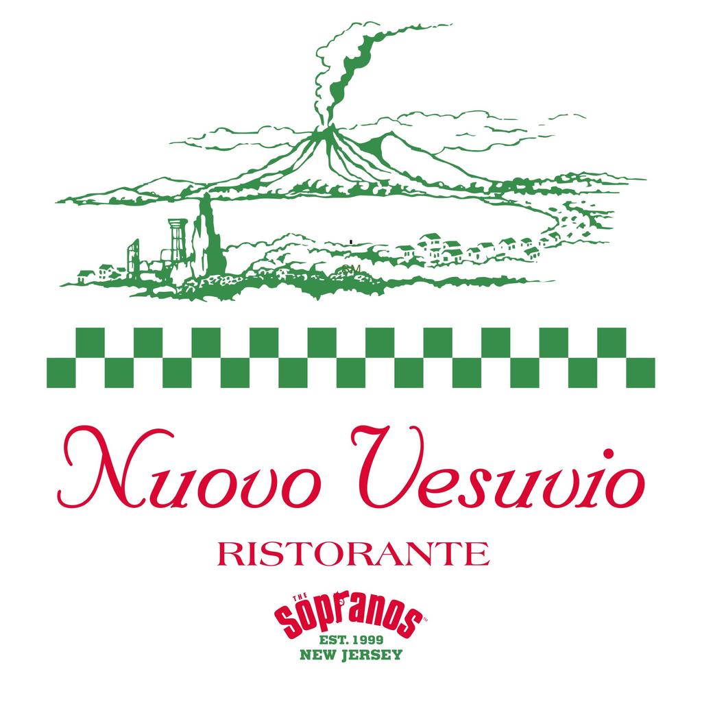 The Sopranos Unisex Adult Nuovo Vesuvio T-Shirt