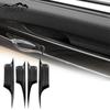 Door Interior Inner Handle Pull Carrier Cover Fit For 2008-2015 BMW 7 Series F01 Carbon Fibre