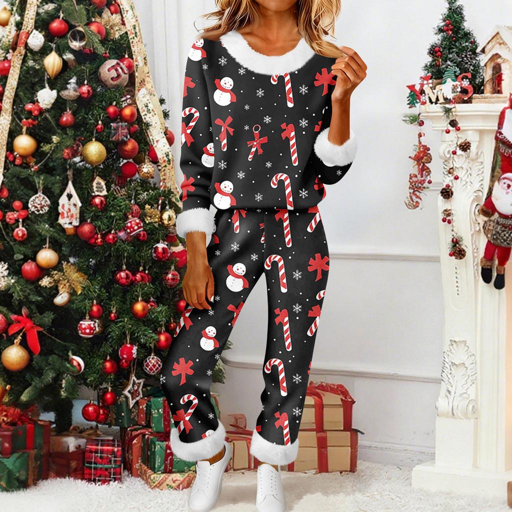 Damenmode Lässig Homewear Mode Lässig Bedruckter Cardigan Hemd Hosen Set