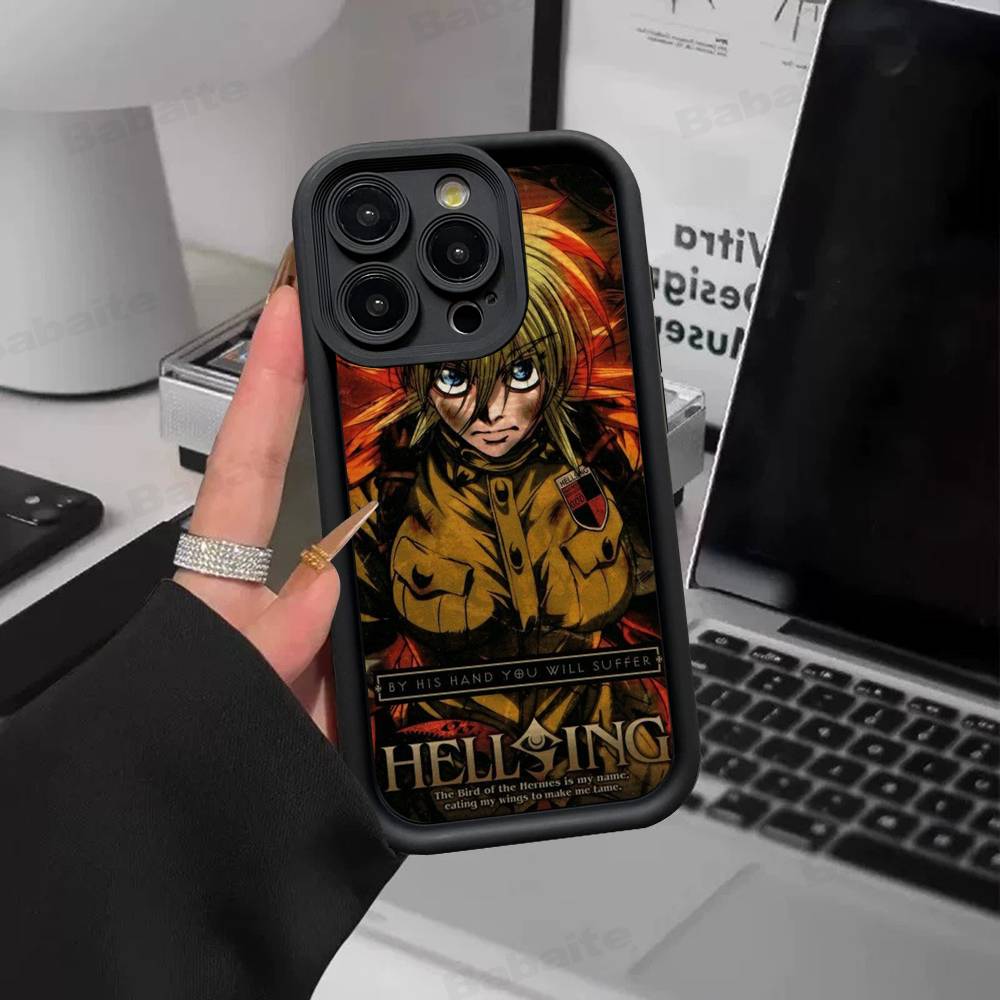 

Horror Anime Hellsing For IPhone 17 15 13 12 11 14 Pro Max X XR XS 16 Plus Shockproof Candy Back Cover iPhone 13