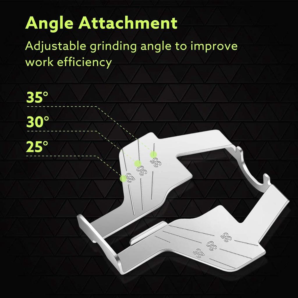 Akku Mini Elektro Kettensäge Schärfset Elektrischer Schleifer Schärfen Kettensägenketten Mühle Geradschleifer Schnell 55W
