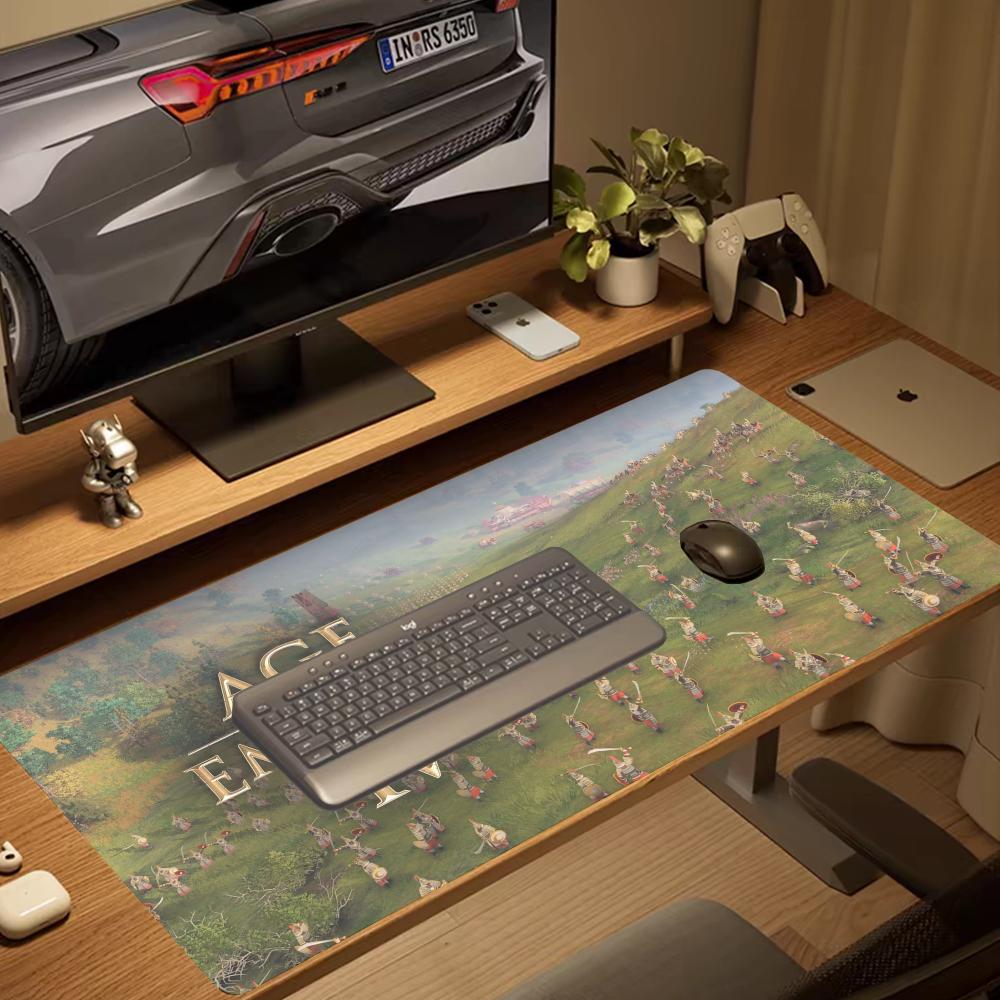 Age Of Empires Gaming Mouse Pad E-sports Gaming Mouse Pad Oversized Personalized Desk Pad Keyboard Mouse Pad Non-Slip Desk Mat