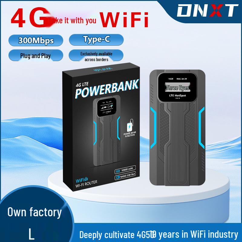 

M212 Портативний MiFi LTE Двохдіапазонний 4G WiFi6 Роутер з Power Bank на 300M M212-E Eurasian Version