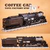 Non-Toxic Vintage Train Building Kits Classic Locomotive Blocks Toys City Railway Cars Bricks Display Model Adult Children Christmas Gifts