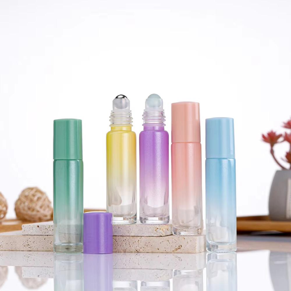 Mini Colorful Dispensing Bottles Roller Roller Ball Empty Bottle New Essential Oils Bottle