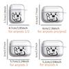 Simple Happy Expression Clear Earphone Cases Cover Case For Airpods 4 3 Pro3 Pro2 2 Pro 1