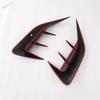 LAPETUS Rear Bumper Air Vent Outlet Cover Trim for Lexus NX 260 350h 2022-2025 ABS Carbon Fiber Look 2 Pcs/Set