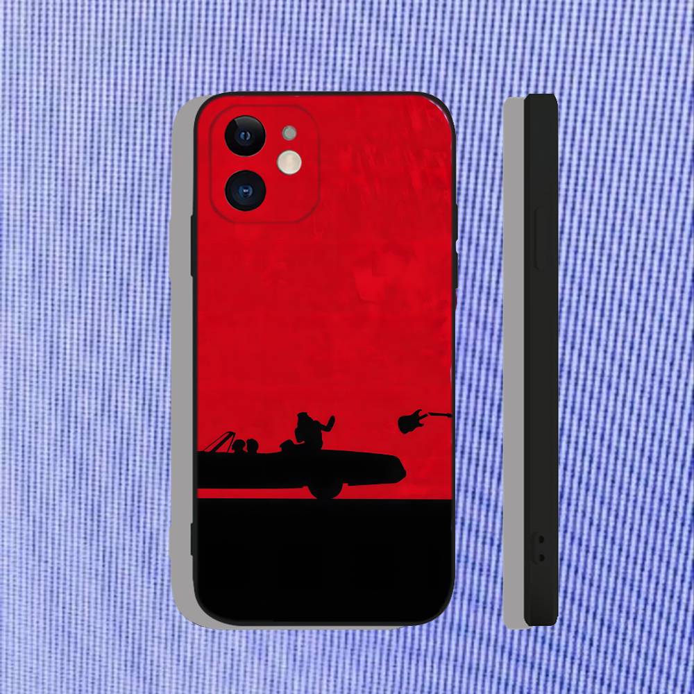 Red Hot Chili P-Peppers Phone Case For iPhone 17,16,15,14,13,12,11,Pro,Max,Plus,Air,X,XS,XR,SE,8,7,Mini,Soft Black Funda