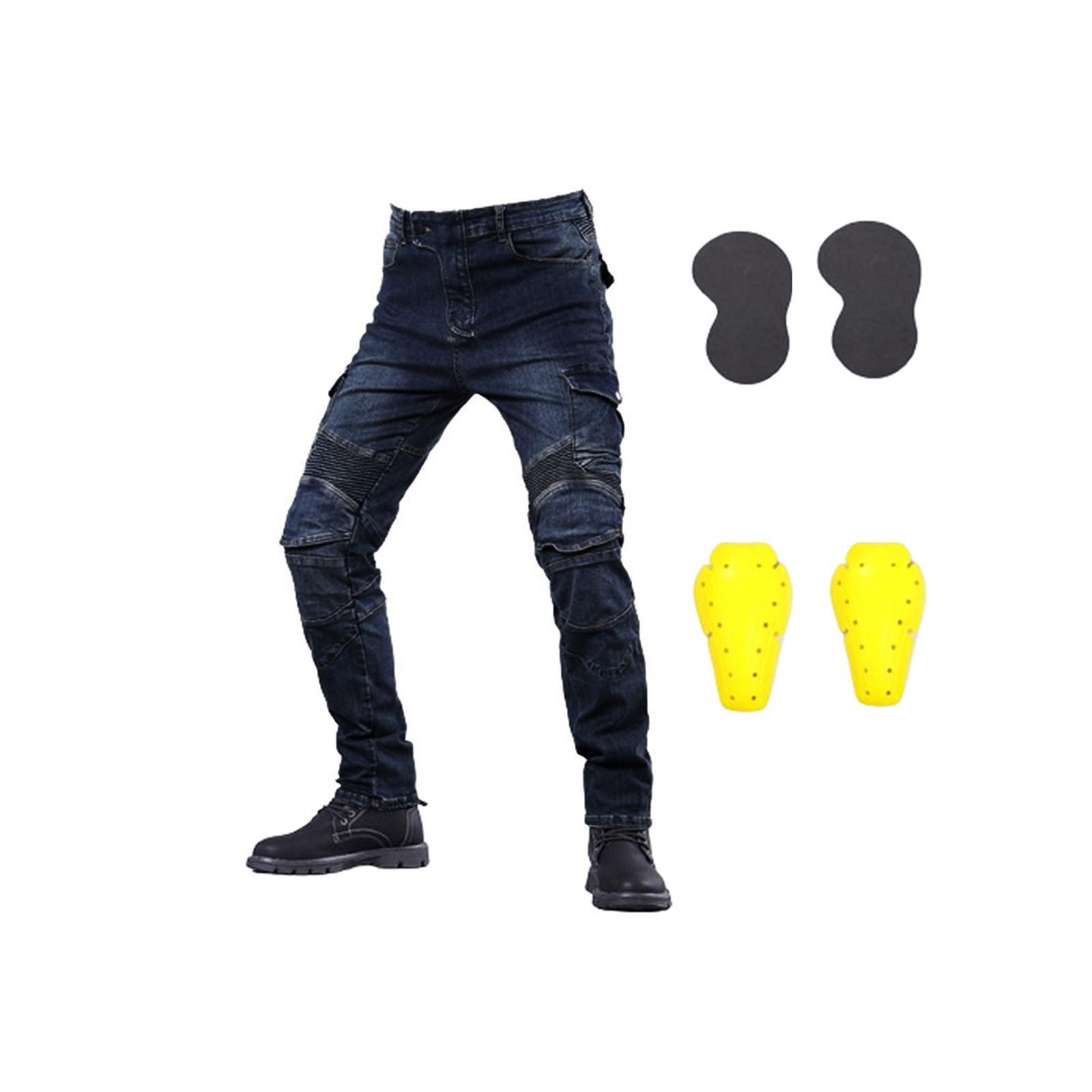 

Джинсы для езды на мотоцикле, противоударные штаны для мотоциклистов, мужские и женские, для гонок по бездорожью, защитный пояс, защитное снаряжение S