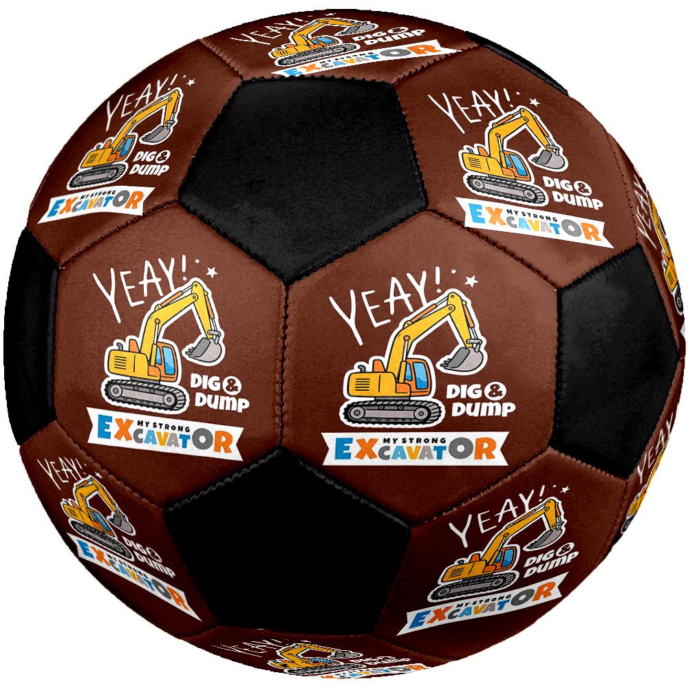 Excavator Theme Size 5 Soccer Ball, Suitable for Both Indoor and Outdoor Matches, a Gift Suitable for Everyone.