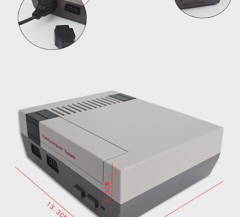 Consolă de jocuri nostalgică retro NES Mini 620 - Ediție FC roșie și albă