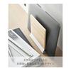 Yamazaki Jitsugyo Slim Laptop Stand, Natural, Approx. W16 X D6.2 X H15cm, RIN, Easy Storage, Just Plug In 5856