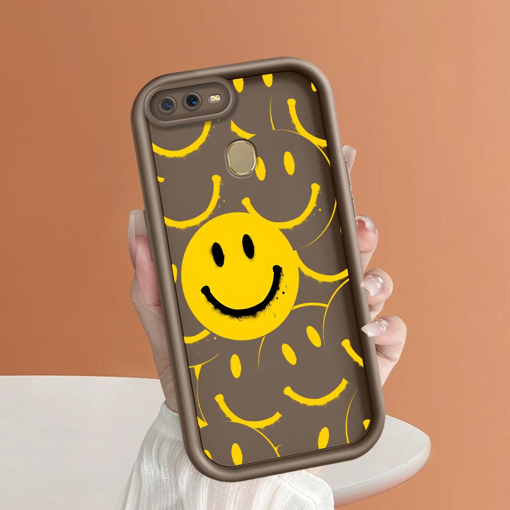 Coque de protection antichoc en silicone souple avec motif de dessin animé pour appareil photo OPPO Reno Realme OnePlus