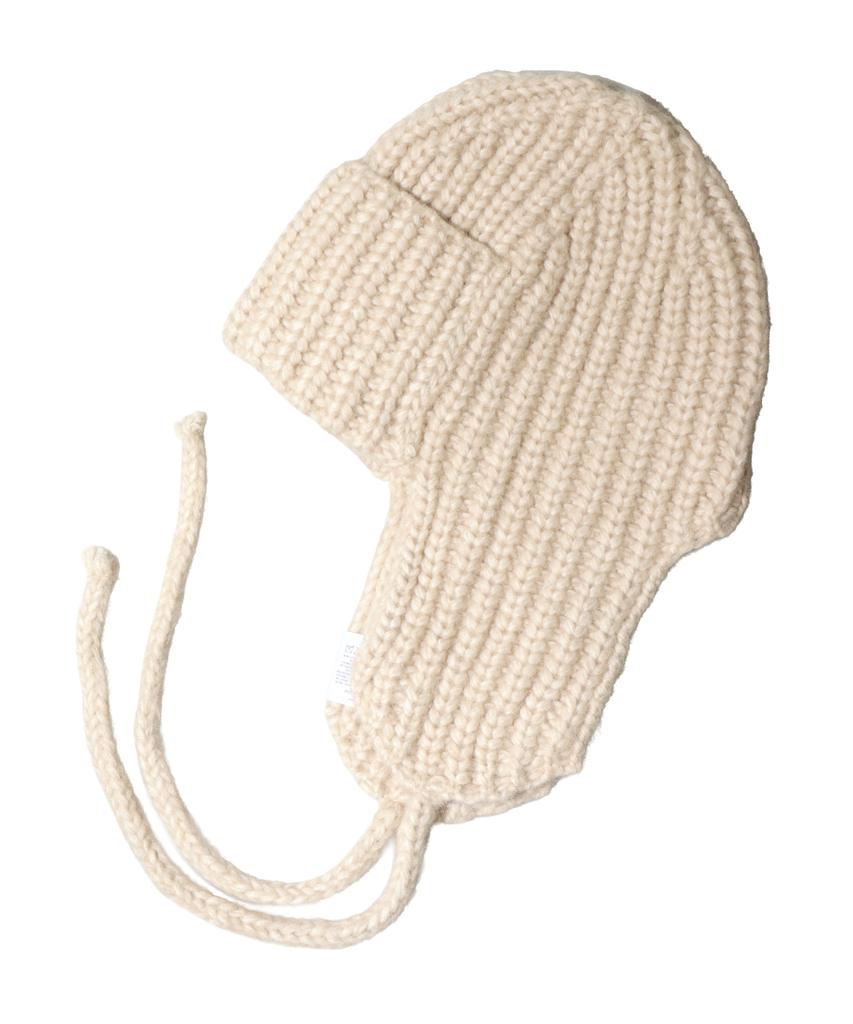 Seullipiseullib Moss Knit Beige Trooper Hat