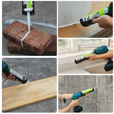 Electric Caulking Gun Lithium Battery 4 Speeds Wireless Glass Glue Gun Doors Windows Filling Sewing Gun For Makita Battery