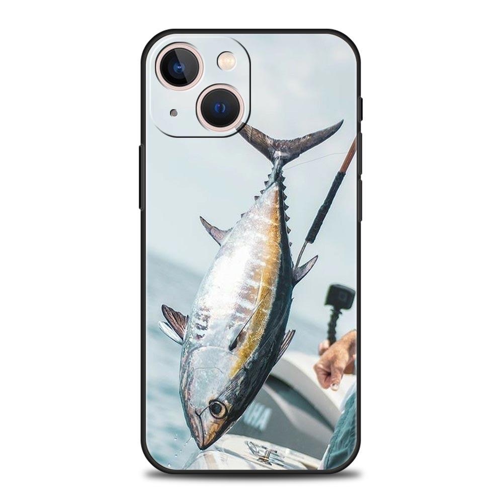 Phone Case For iPhone 16 15 14 13 12 11 Pro Max XS X XR SE 7 8 Plus Protective Shell Bluefin Tuna iPhone 16e Soft TPU Cover