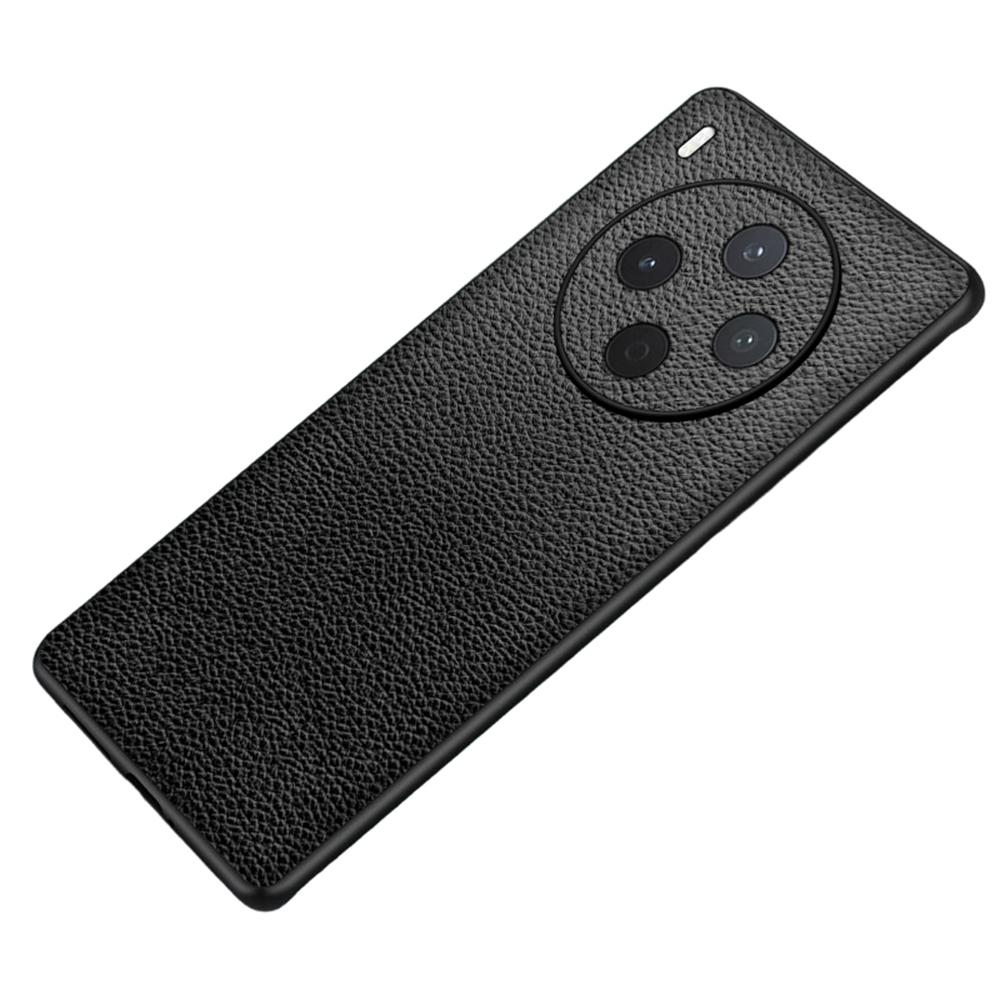For Vivo Y500 Pro 5G Case Litchi Texture PU Leather Coated PC + TPU Protective Phone Back Cover