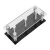 2 Pcs Golf Ball Display Stand Acrylic Metal Golf Ball Holder for Home Study Living Room Office Sports Center