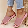 Sandals Women Elastic Force Summer Shoes Women Flat Sandals Casual Indoor Outdoor Slipper Summer Sandals For Beach