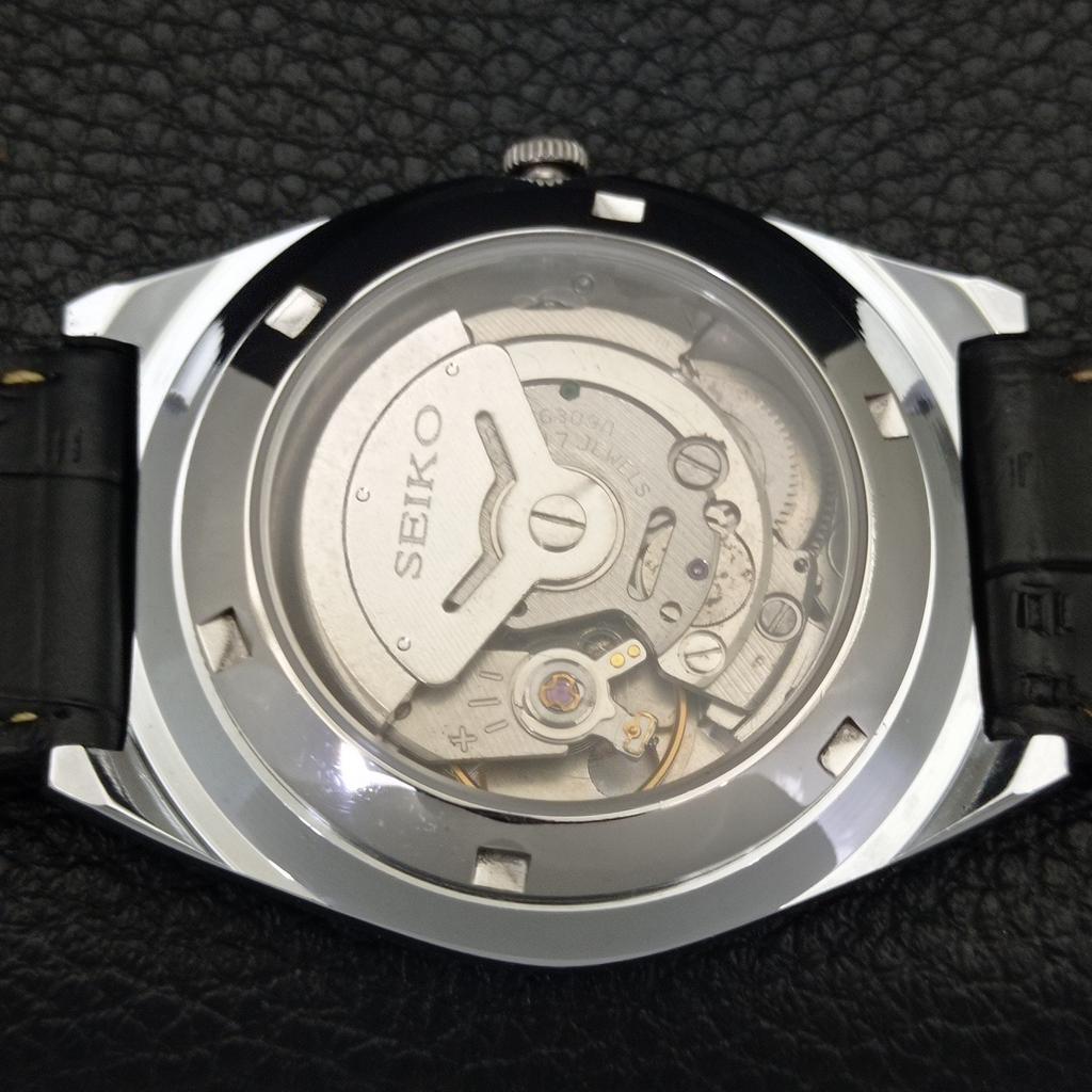 JAPAN VINTAGE REFURBISHED SEIKO 5 AUTOMATIC 6309A MENS SILVER WATCH a441361-5 Sk-a441361