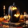 Halloween Pumpkin Decoration with Hollowed-Out Shape for Indoor Outdoor Fall Home Tabletop Ornament