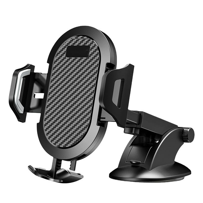 Car Phone Holder Car 360 Degree Rotatable Adjustment Mobile Phone Holder Strong Suction 2 in 1  Phone Stands Insert чёрный