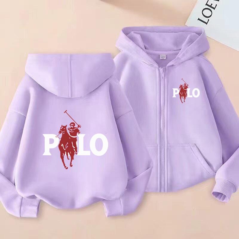 Kids Zipper Style Cardigan Coat Fashion Letter Loose Sweatshirt Toddler Boy Girl 3-14 Yrs Hoodie Casual Brand Sports Top Clothes